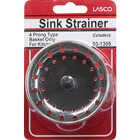 Lasco 3-1/4 In. Chrome 4-Prong Sink Basket Strainer Cup Image 2
