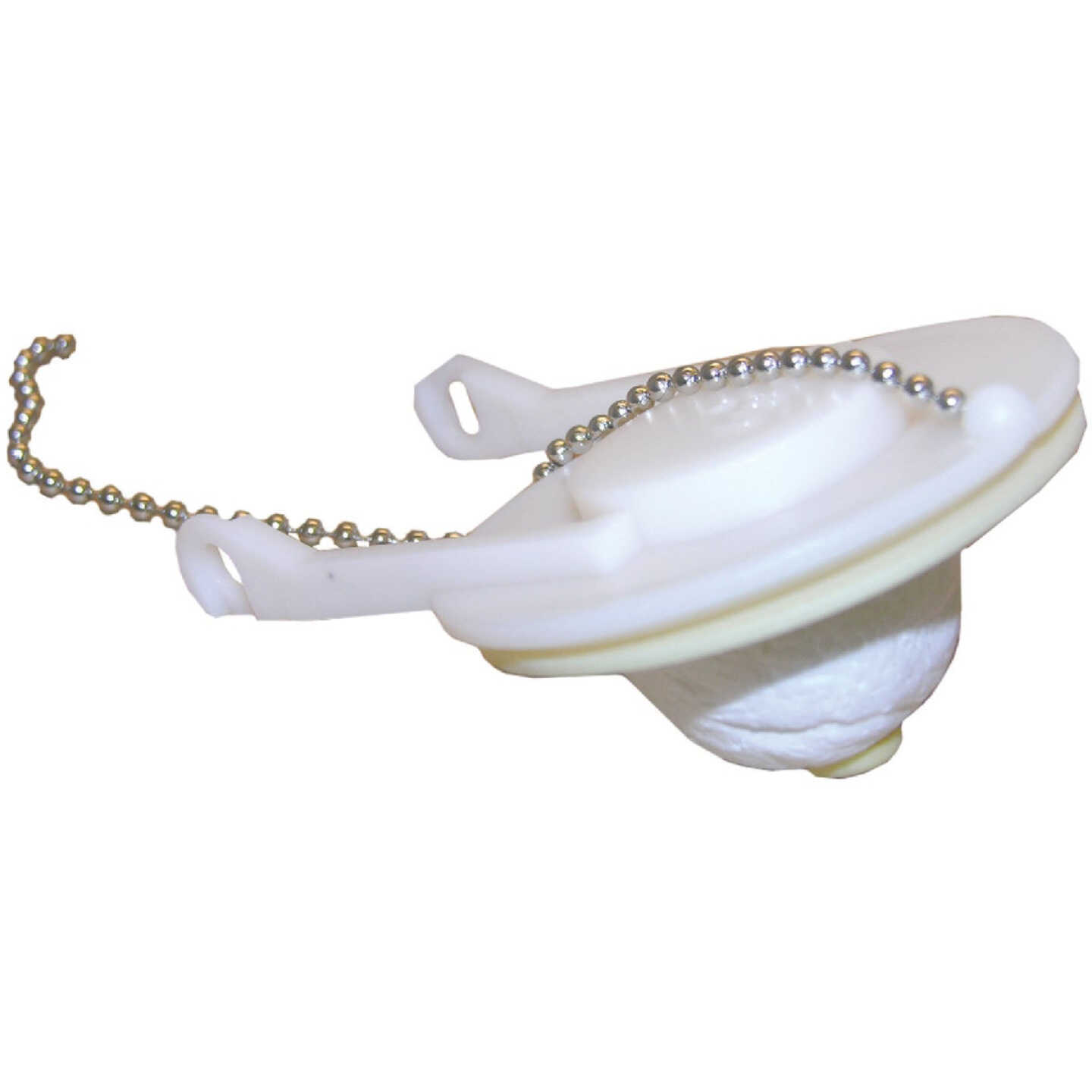 Lasco Eljer White Plastic Toilet Flapper with Foam Float & Chain Image 1