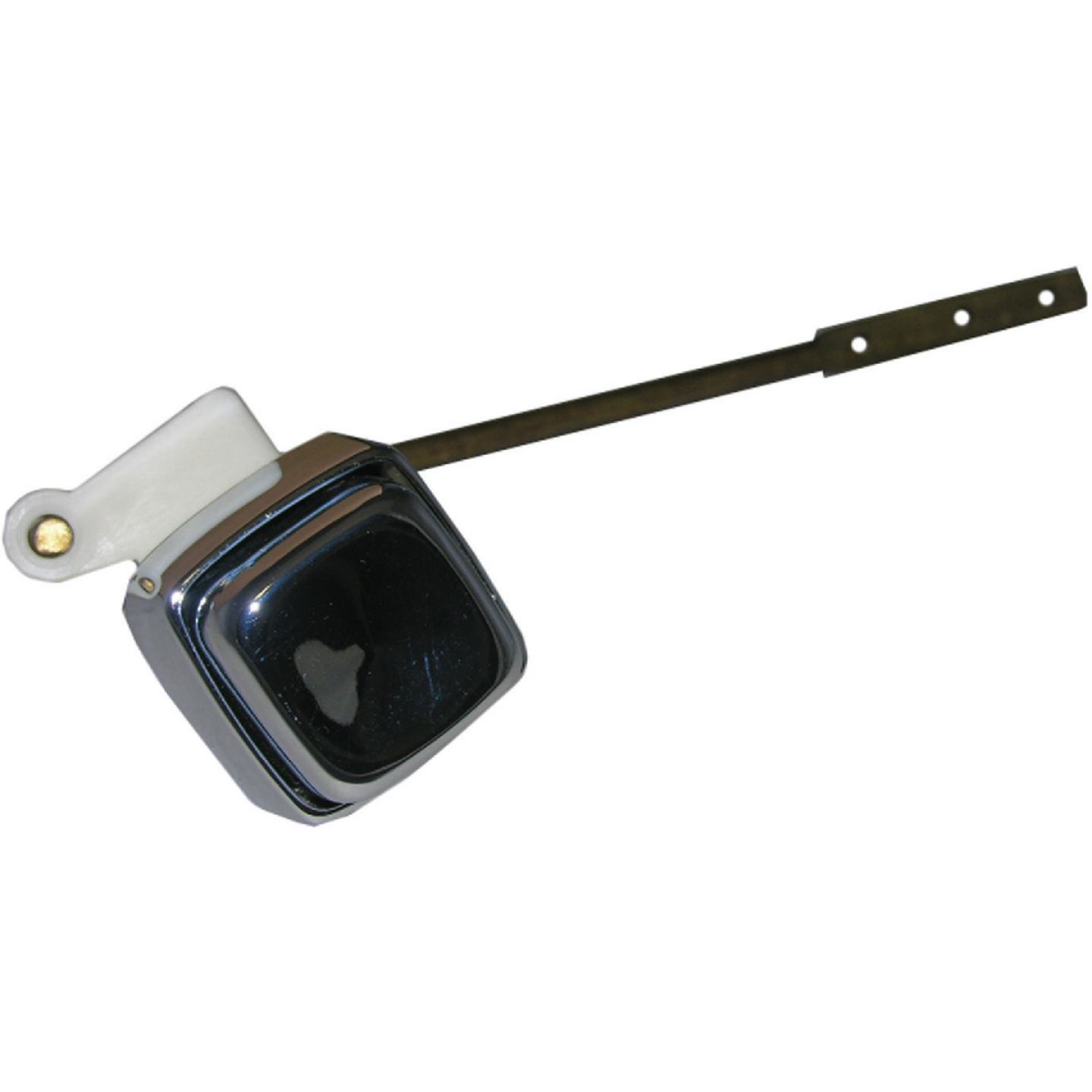 Lasco Chrome Plated Push Button Front Tank Lever with Metal Arm Image 1