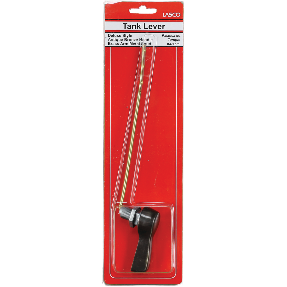 Lasco Antique Bronze Tank Lever with Alloy Arm Image 2