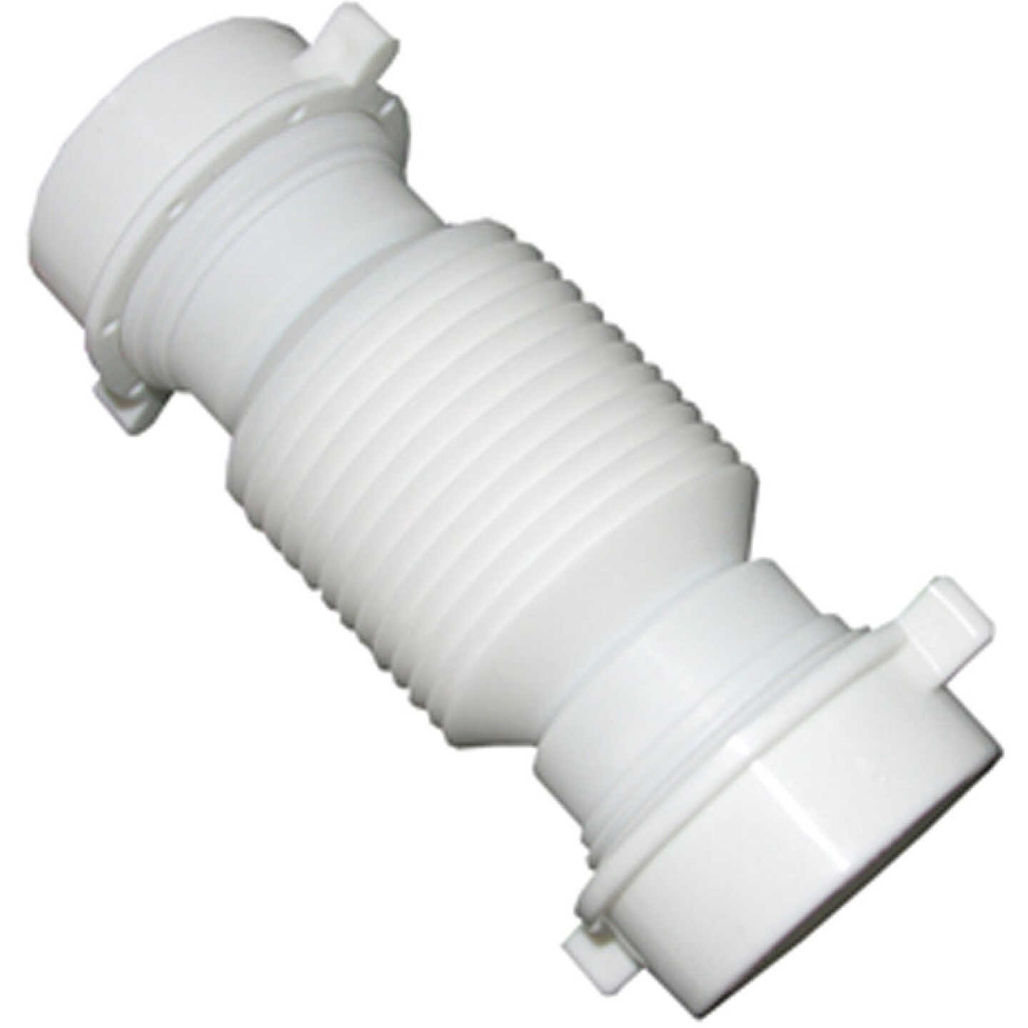 Lasco 1-1/2 In. White Plastic Flexible Coupling Image 1