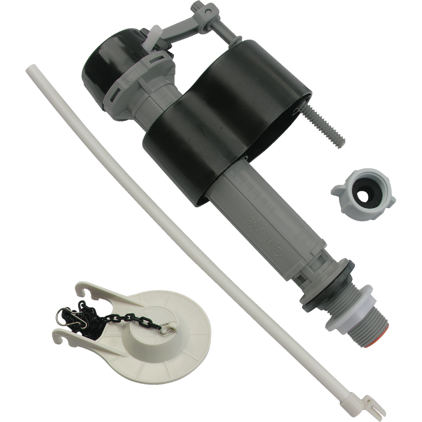 Lasco Magnus 8 In.-13 In. Adjustable Plastic Ballcock Kit Image 1