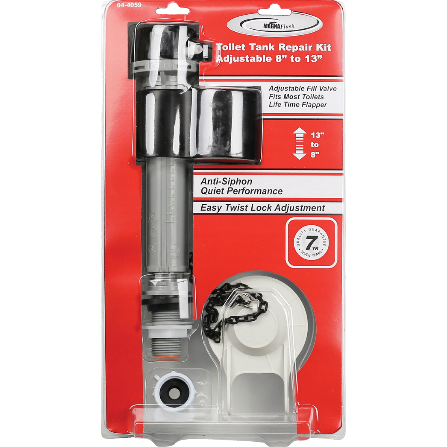 Lasco Magnus 8 In.-13 In. Adjustable Plastic Ballcock Kit Image 2