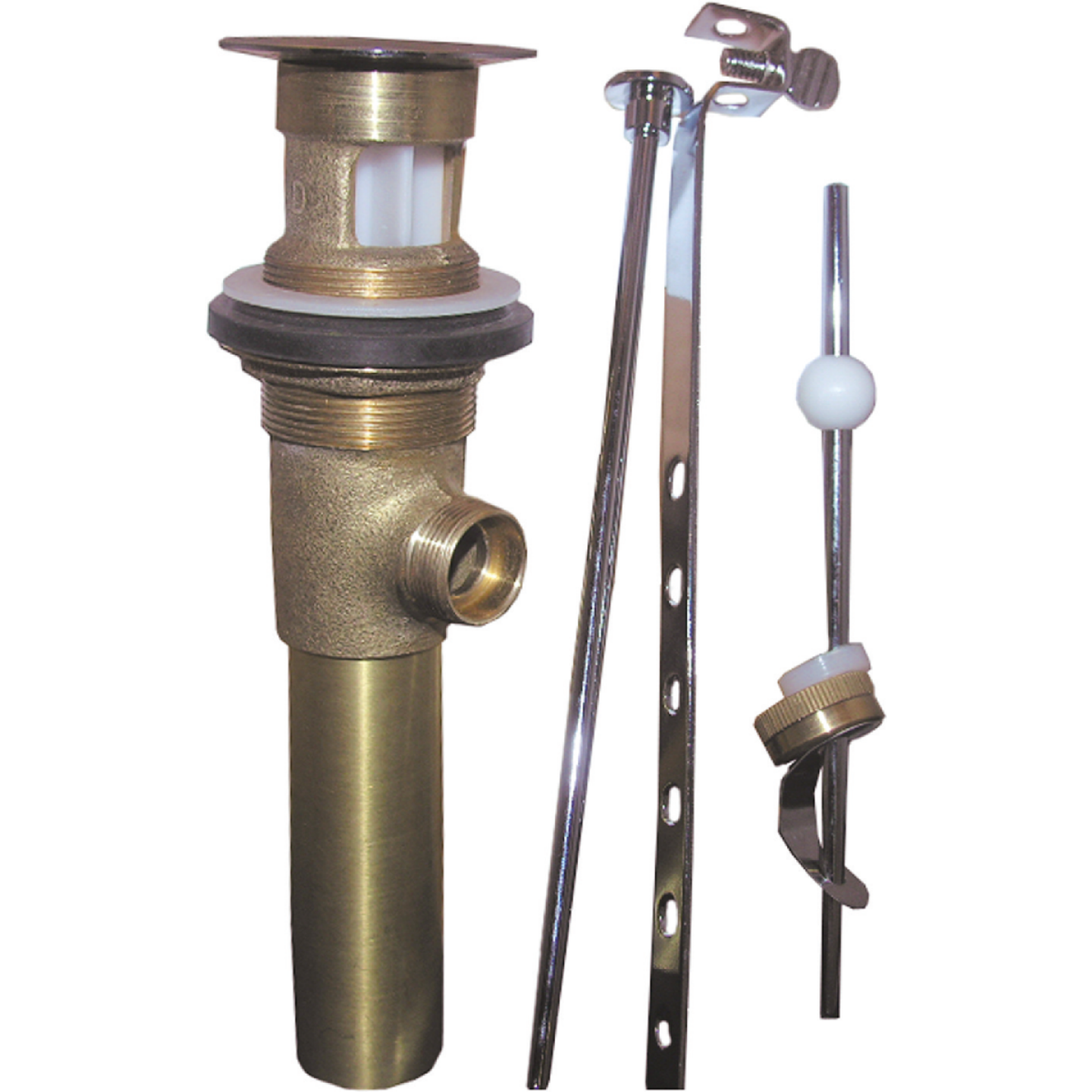 Lasco 1-1/4 In. Polished Brass Pop-Up Assembly Image 1