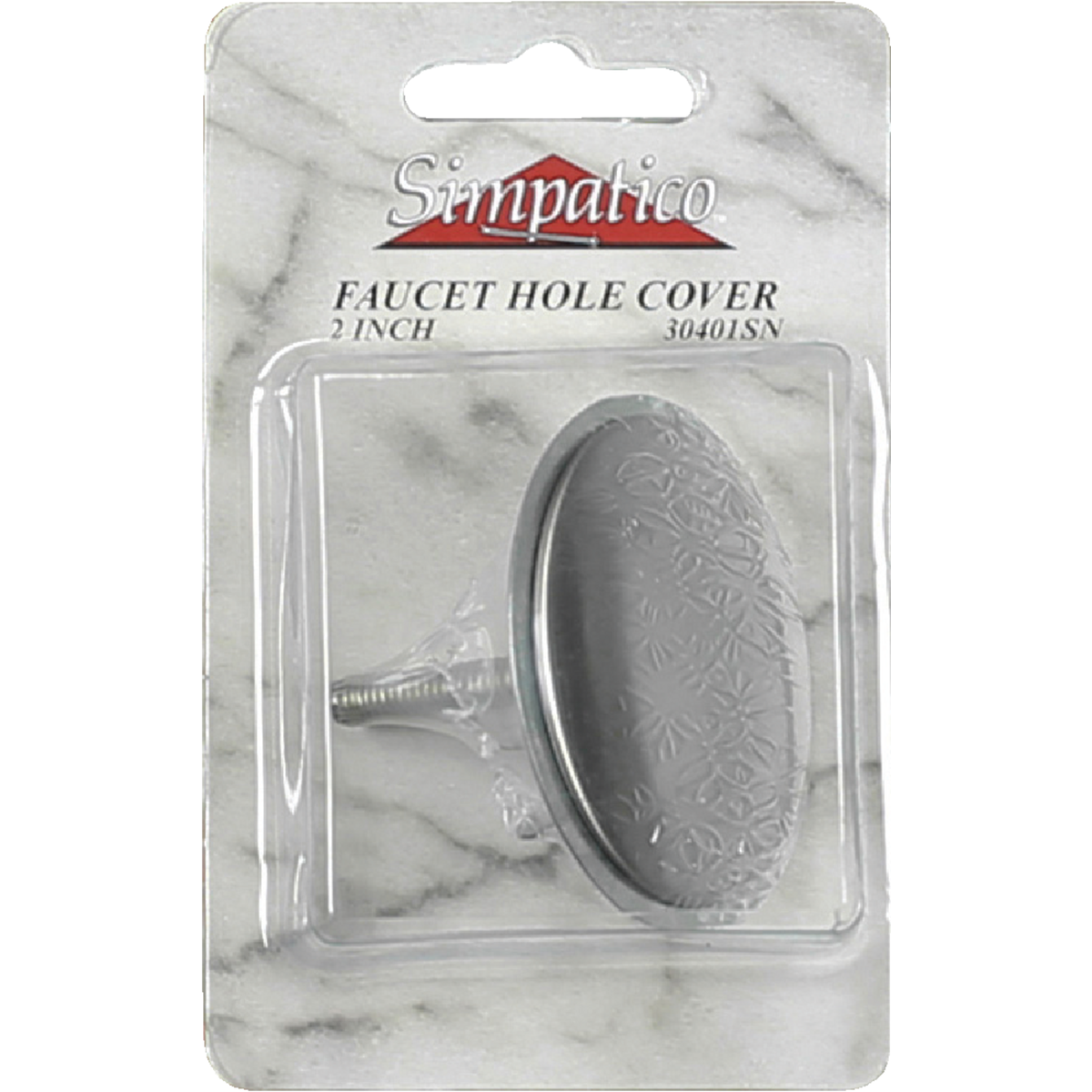 Lasco 2 In. Satin Nickel Faucet Hole Cover Image 2