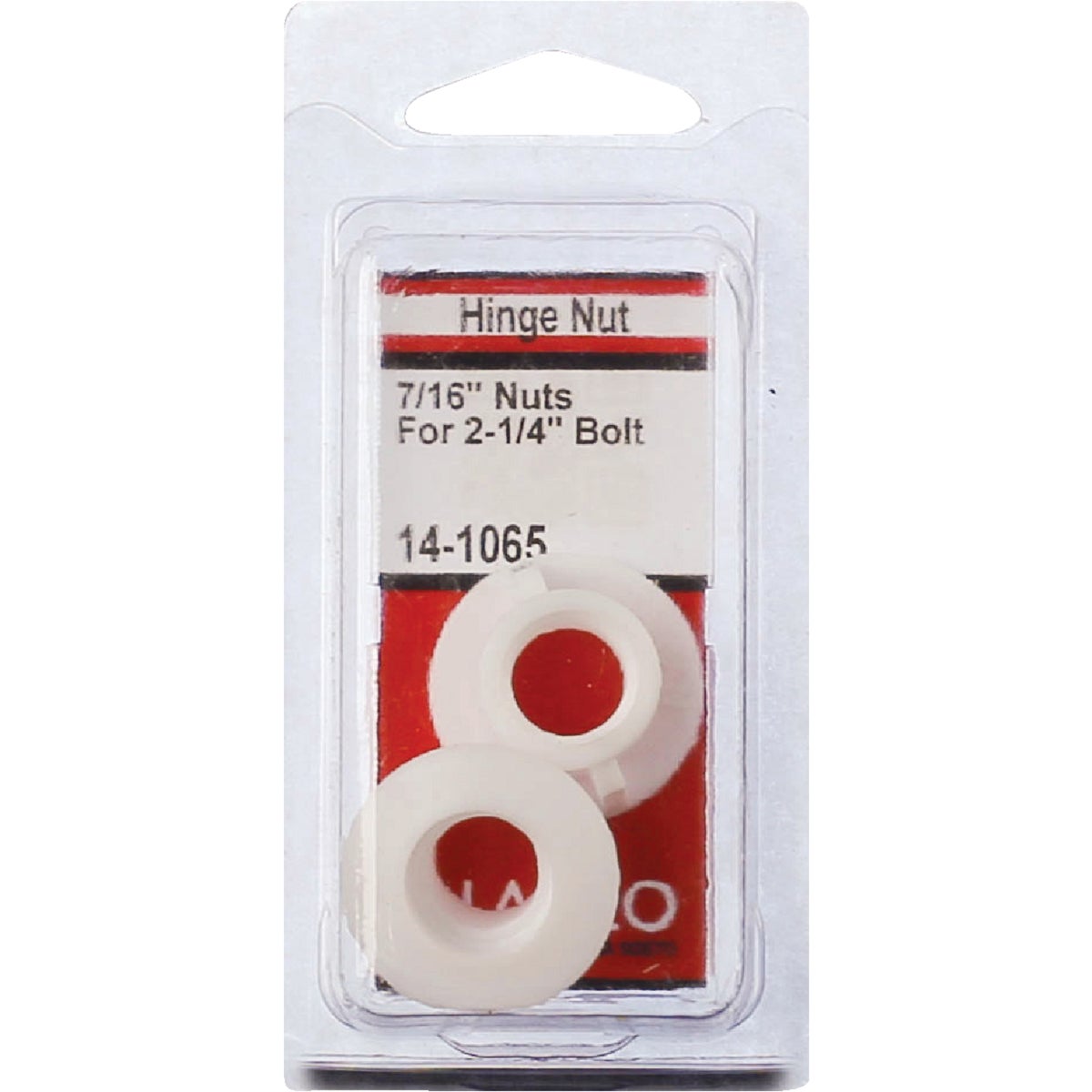 Lasco 7/16" White Plastic Toilet Seat Bolt, Includes Nuts and Washers Image 2