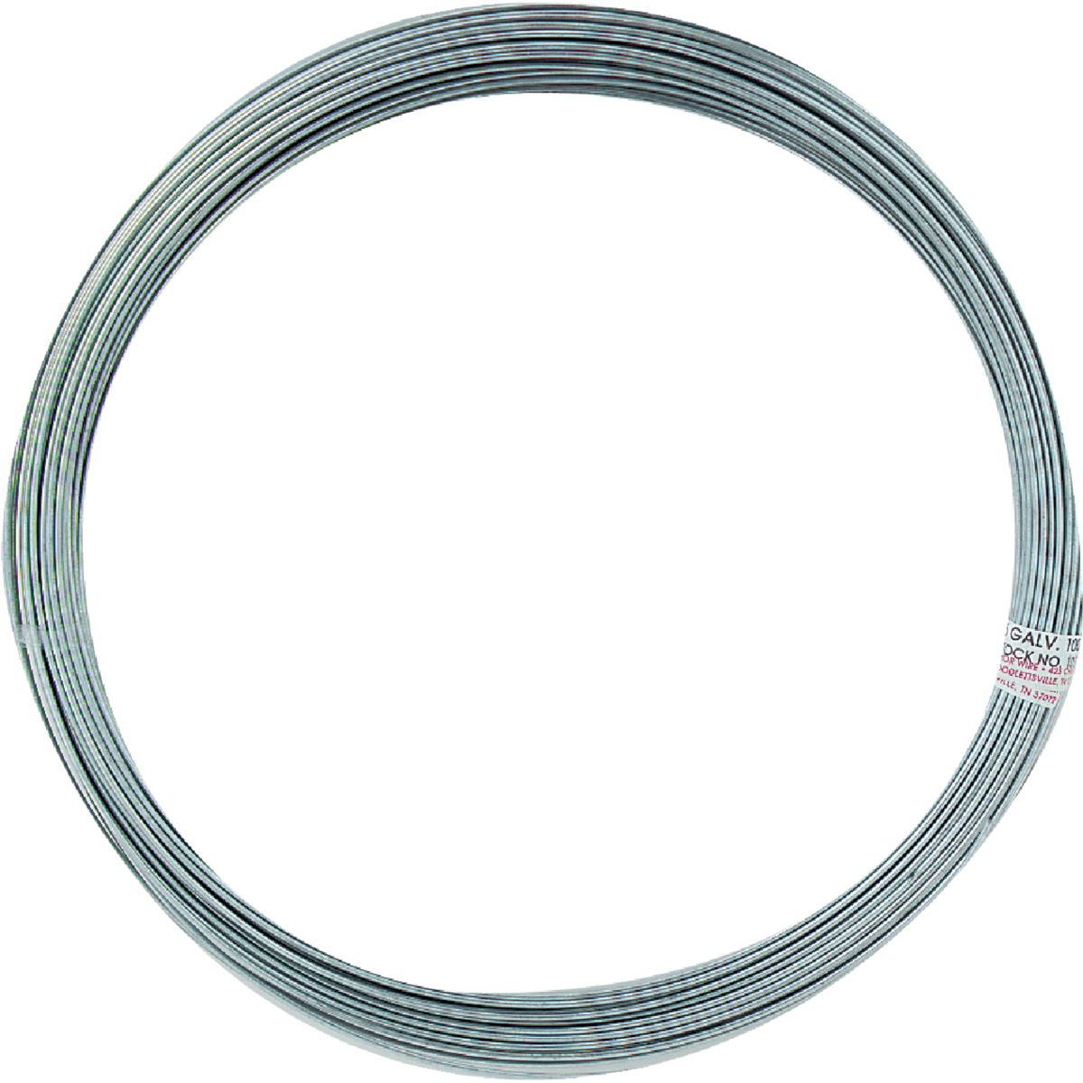 Hillman Anchor Wire 100 Ft. 12 Ga. Galvanized Steel Solid General Purpose Wire, Display Refill