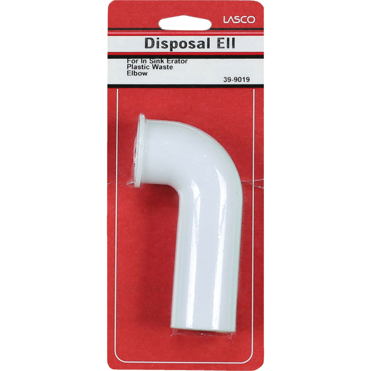 Lasco Black Plastic Disposer Outlet Elbow Image 2