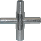 Lasco 4-Way Faucet Key for 1/4, 9/32, 5/16 & 11/32 In. Stems Image 1