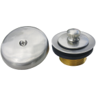 Lasco 1-1/4 In. Waste Shoe and Bathtub Drain Stopper Kit in Satin Nickel Image 1