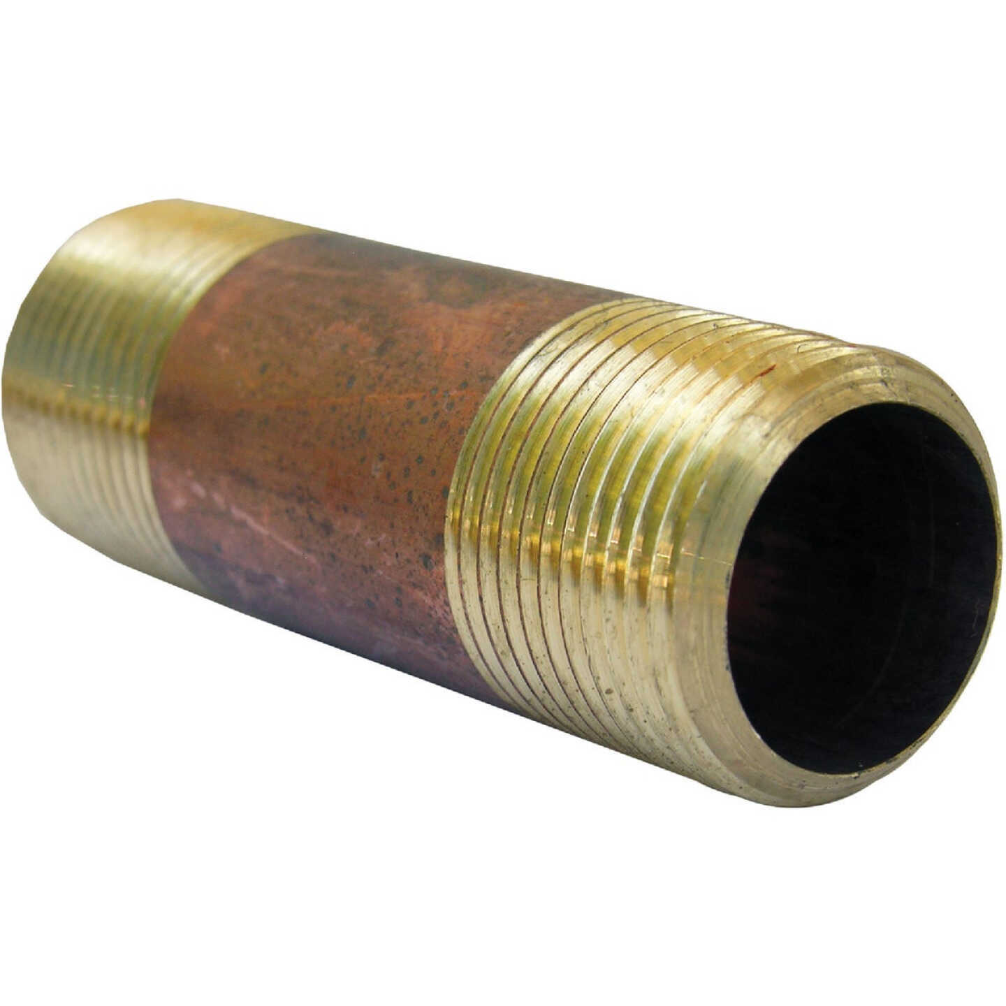 Lasco 3/4 In. x 3 In. Red Brass Nipple Image 1