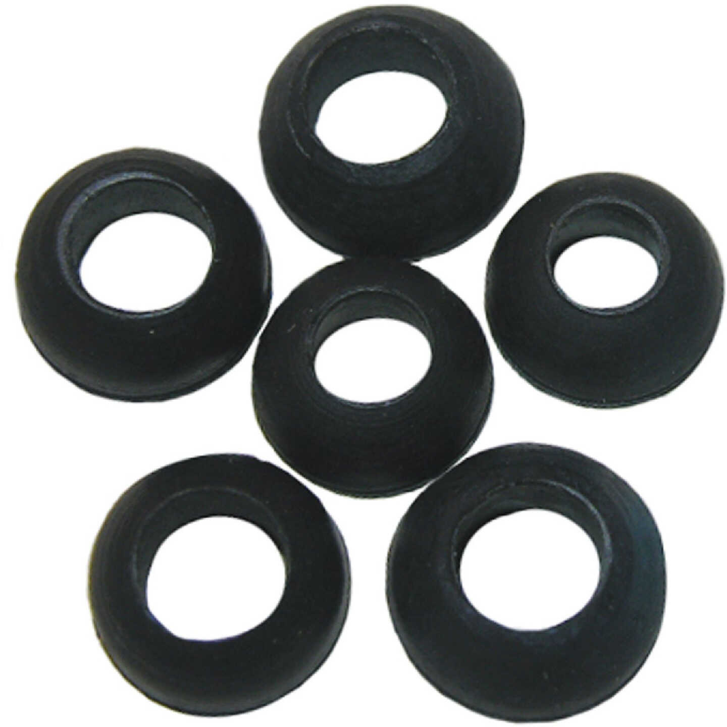 Lasco Assorted Black Cone Packing Faucet Washer (6 Ct.) Image 1