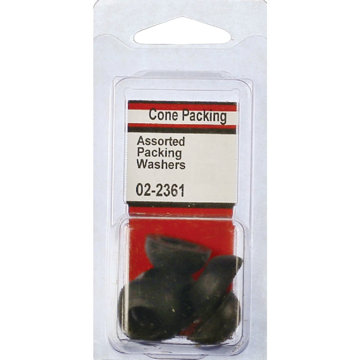 Lasco Assorted Black Cone Packing Faucet Washer (6 Ct.) Image 2