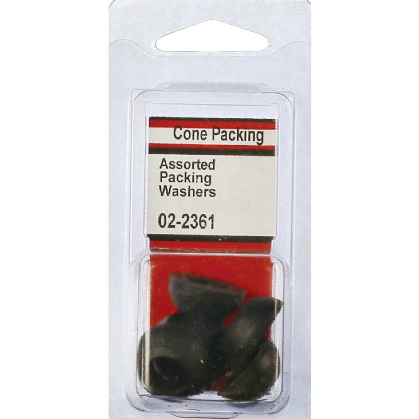 Lasco Assorted Black Cone Packing Faucet Washer (6 Ct.) Image 2