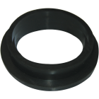 Lasco 1 In. Black Rubber Toilet Spud Flanged Washer Image 1