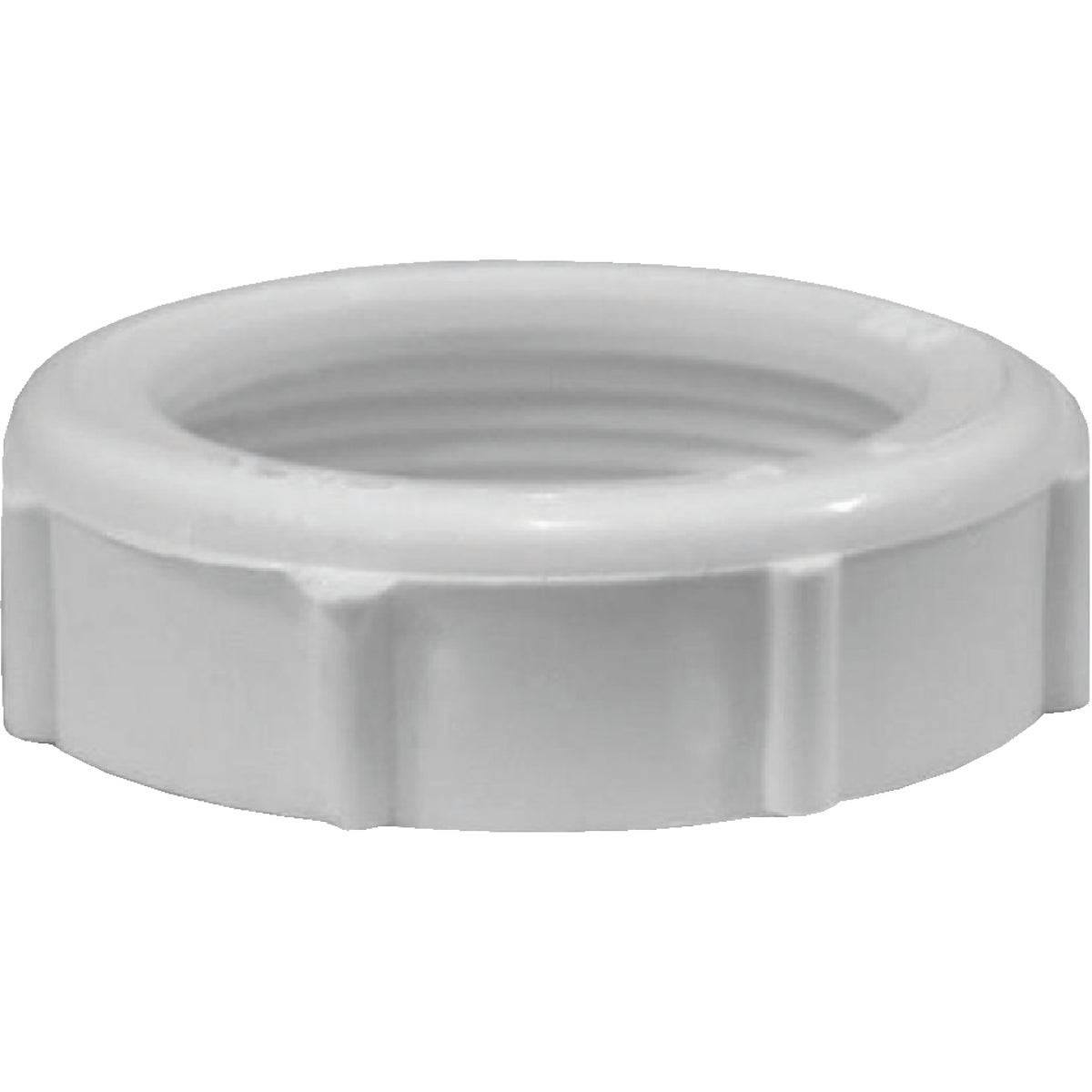 Jones Stephens 1-1/4 In. White Plastic Slip Joint Nut (100-Pack)