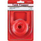 Lasco Square Back Red Rubber Flapper with Chain Image 2
