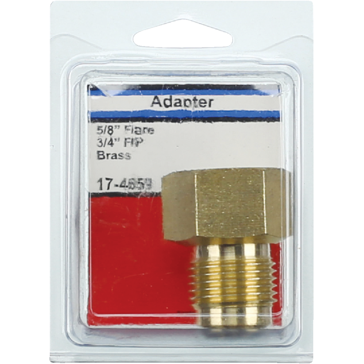 Lasco 5/8 In. M x 3/4 In. FPT Brass Flare Adapter Image 2