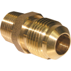 Lasco 1/2 In. M x 3/8 In. MPT Brass Flare Adapter Image 1