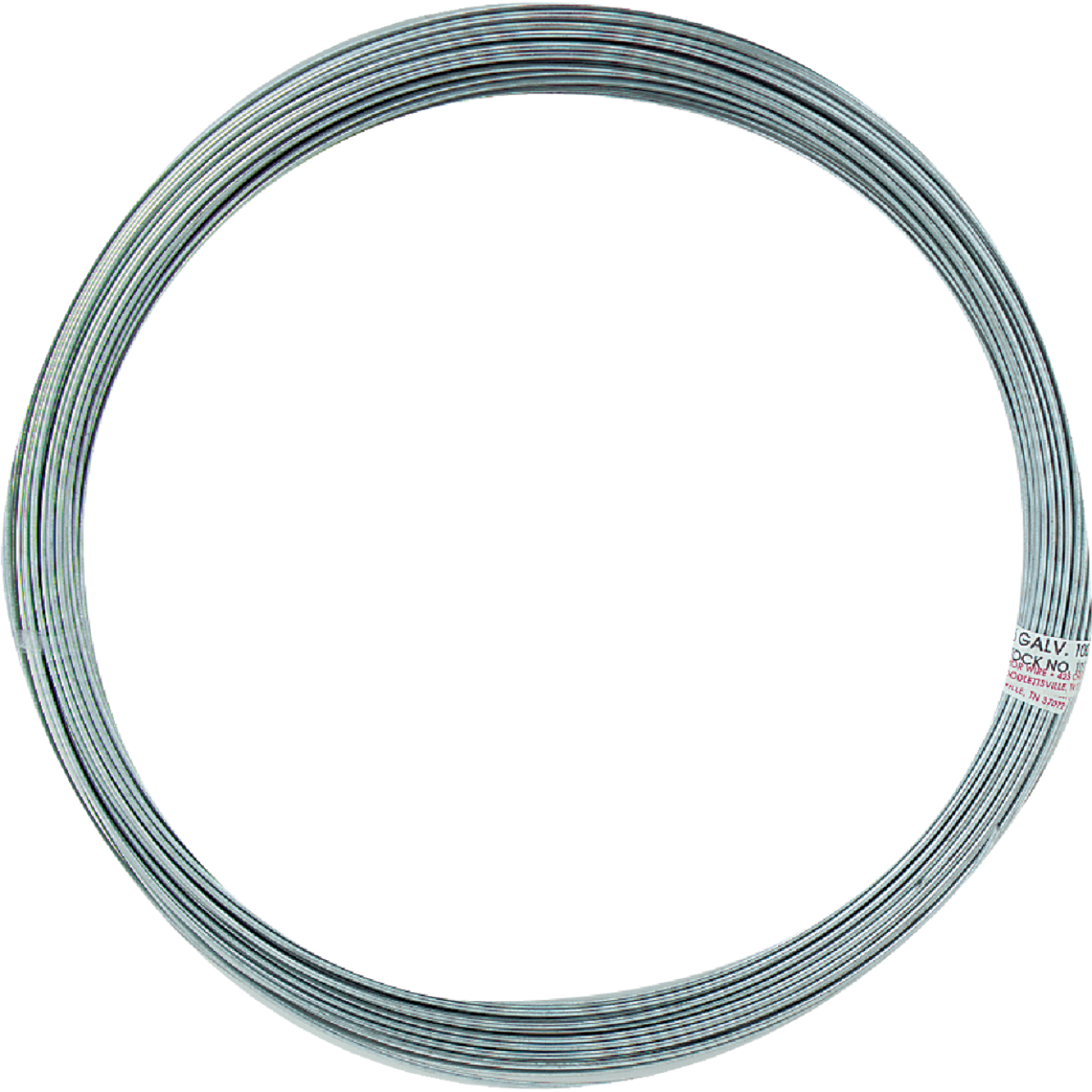 Hillman Anchor Wire 100 Ft. 14 Ga. Galvanized Steel Solid General Purpose Wire, Display Refill Image 1