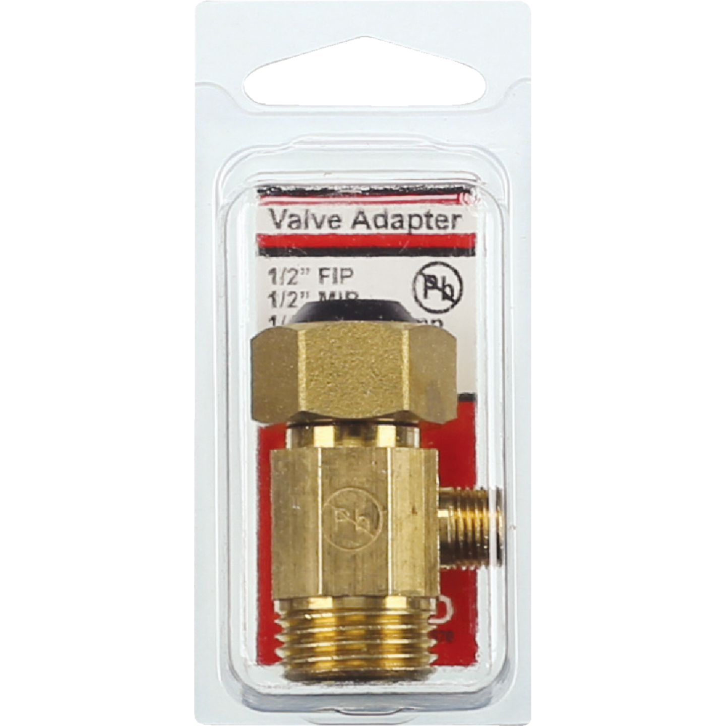 Lasco 1/2 In. IP Inlet x 1/2 In. IP Outlet x 1/4 In. C Outlet Brass Extender Tee Image 2