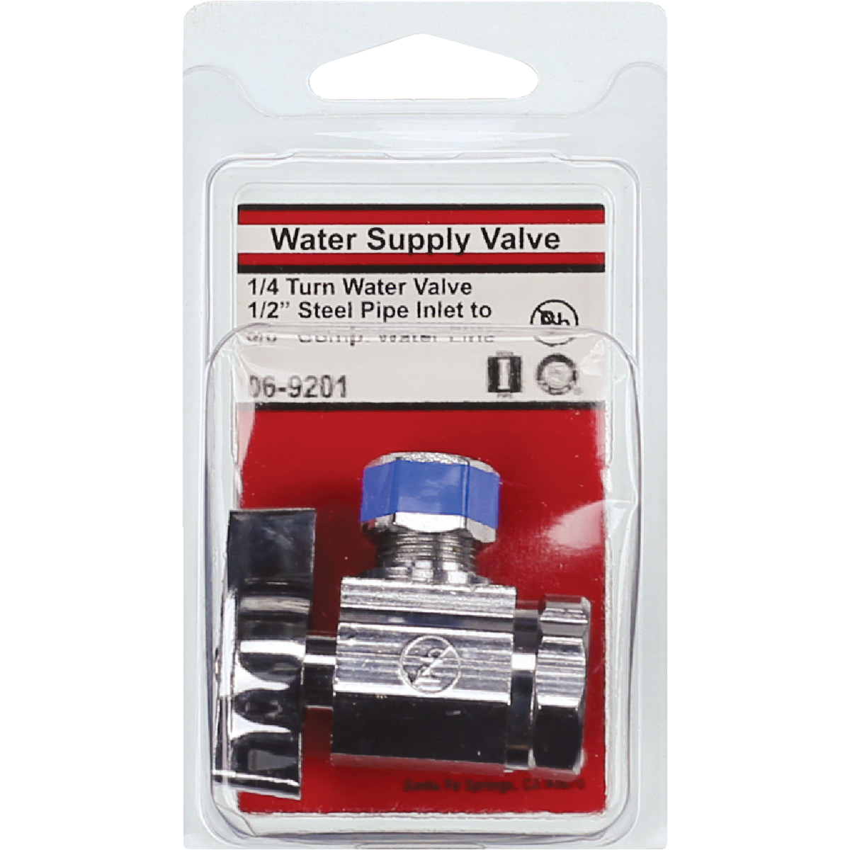 Lasco 1/2 In. IP Inlet x 3/8 In. C Outlet 1/4 Turn Angle Valve Image 2