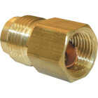 Lasco 3/8 In. F x 1/2 In. M Brass Flare Adapter Image 1