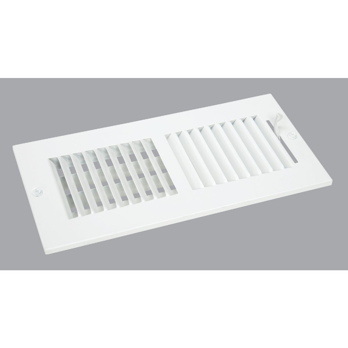 Home Impressions 4 In. x 10 In. White Steel Wall Register