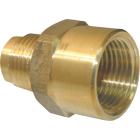 Lasco 5/8 In. F x 1/2 In. M Brass Flare Adapter Image 1