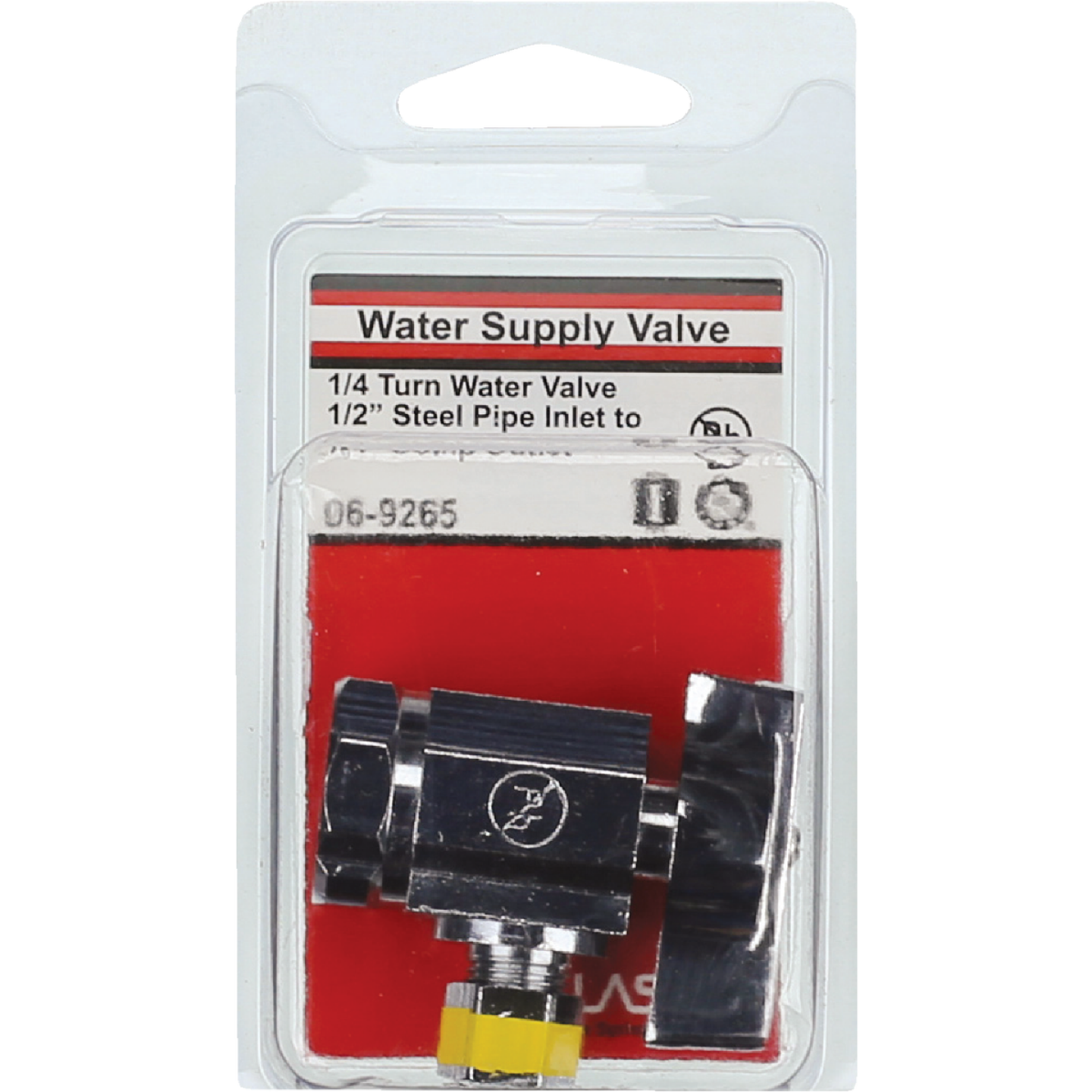 Lasco 1/2 In. IP Inlet x 1/4 In. C Outlet 1/4 Turn Angle Valve Image 2