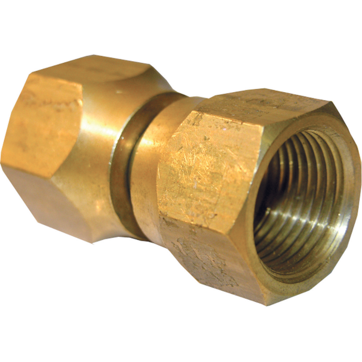 Lasco 5/8 In. Brass Flare Swivel Union Image 1