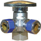 Lasco 1/2 In. IP x 3/8 In. Compression x 3/8 In. Compression Quarter Turn Angle Valve Image 1
