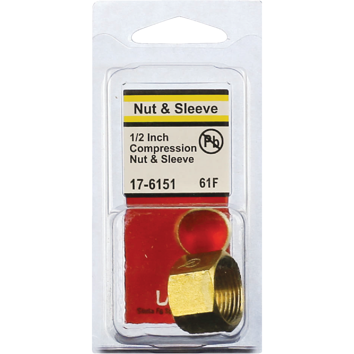 Lasco 1/2 In. Compression Nut and Sleeve Image 1