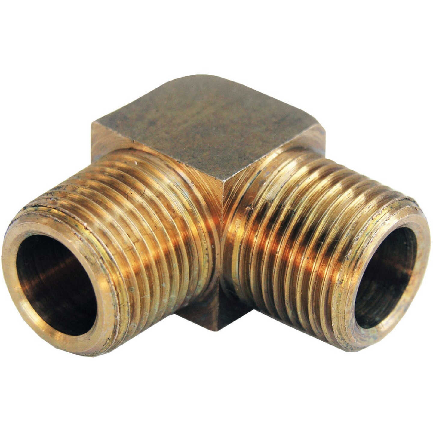 Lasco 3/8 In. MPT x 3/8 In. MPT 90 Deg. Brass Elbow (1/4 Bend) Image 1