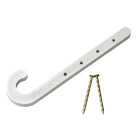 Oatey 1/2 In. x 4 In. ABS J-Hook Pipe Hook (6-Pack) Image 1