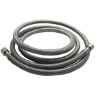 Lasco 1/4 In. x 1/4 In. x 12 In. Length Braided Supply Ice Maker Connector Hose Image 1