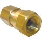 Lasco 1/4 In. C x 1/8 In. FPT Brass Compression Adapter Image 1