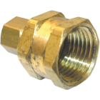 Lasco 5/16 In. C x 3/8 In. FPT Brass Compression Adapter Image 1