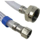 Lasco 3/8 In. C x 7/8 In. BC x 12 In. L Poly Braided Vinyl Toilet Connector Image 1