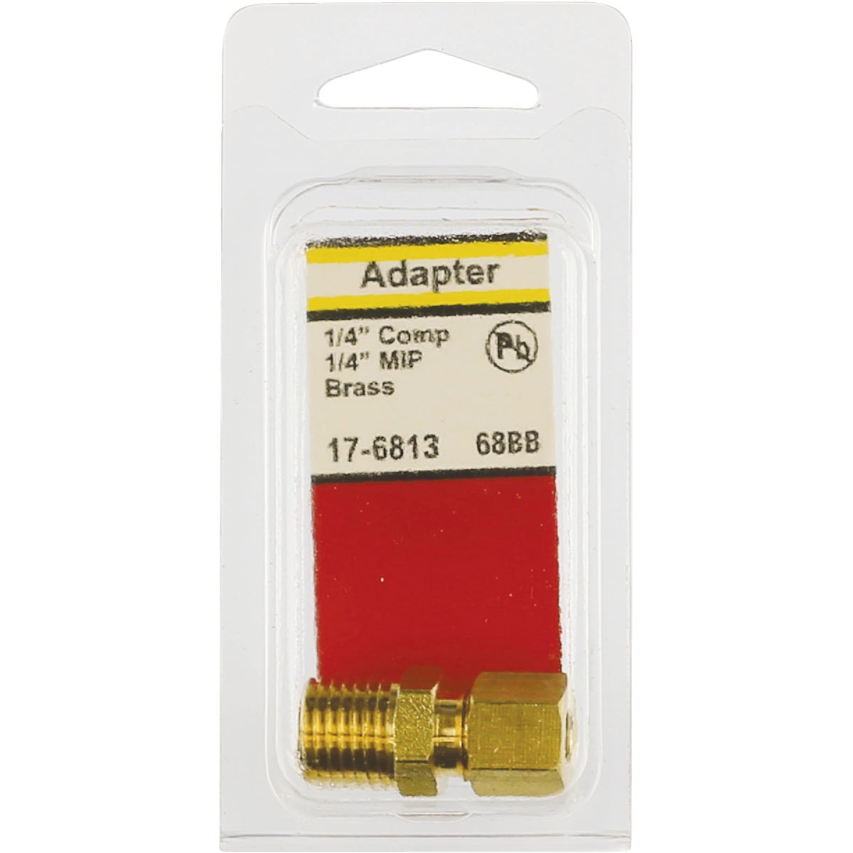 Lasco 1/4 In. C x 1/4 In. MPT Brass Compression Adapter Image 2