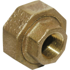 Lasco 1/8 In. FPT x 1/8 In. FPT Red Brass Threaded Union Image 1