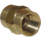 Lasco 1/4 In. FPT x 1/4 In. FPT Yellow Brass Coupling Image 1