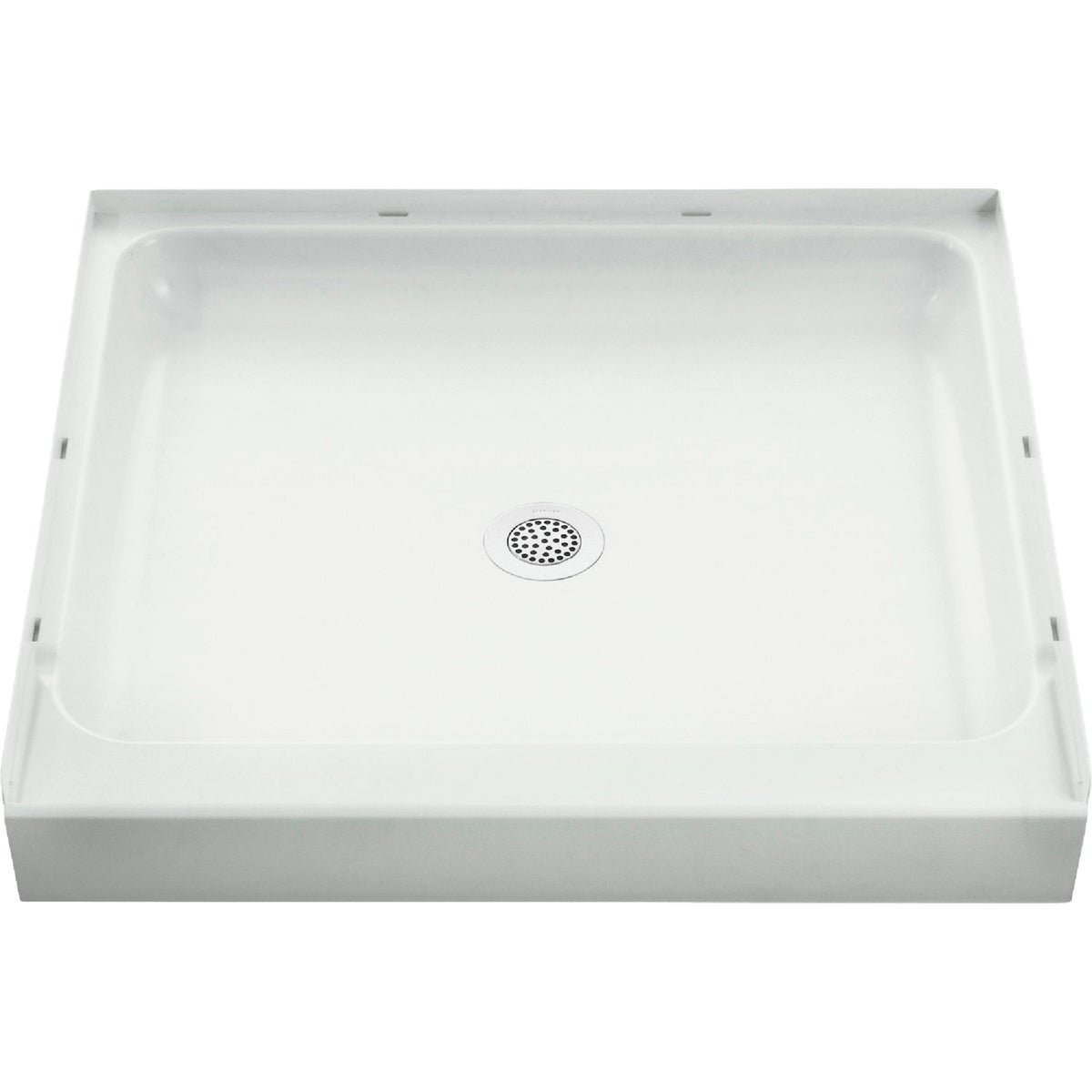 Sterling Ensemble 36 In. W x 34 In. D Center Drain Shower Pan in White Image 2