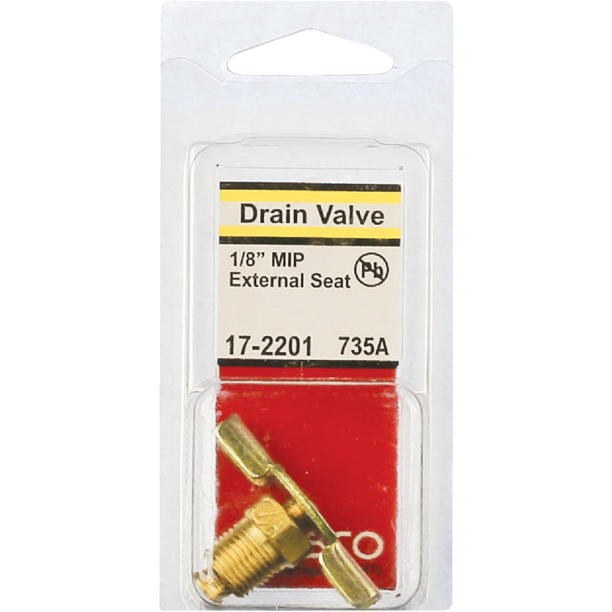 Lasco 1/8 In. MPT Brass 200 psi External Seat Drain Cock Image 2