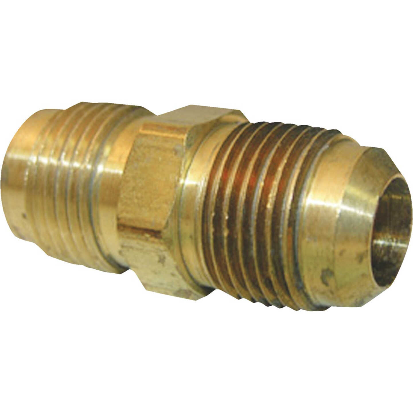 Lasco 1/2 In. x 3/8 In. Brass Reducing Flare Union Image 1