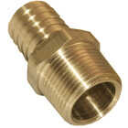 Lasco 1/8 In. MPT x 3/16 In. Brass Hose Barb Adapter Image 1