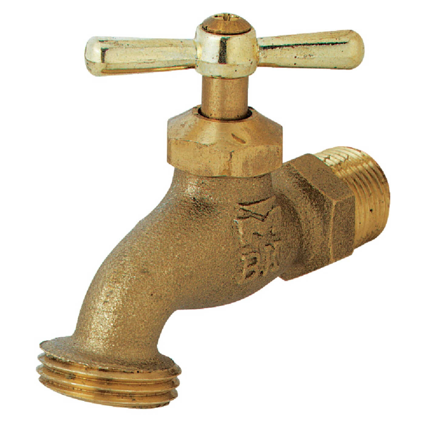 ProLine 1/2 In. MIP X 3/4 In. Male Hose Thread Hose Bibb Image 1