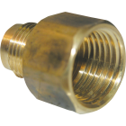 Lasco 3/8 In. M x 1/2 In. FPT Brass Flare Adapter Image 1