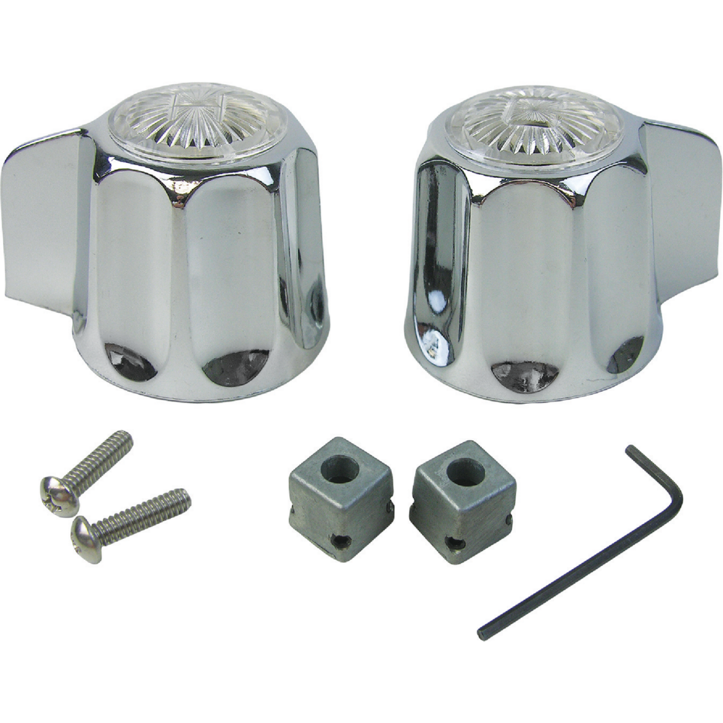 Lasco Small Universal Chrome Canopy Faucet Handle Image 1