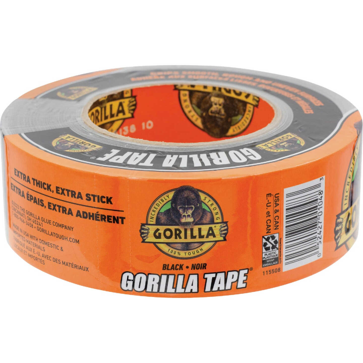 Gorilla 1.88 In. x 30 Yd. Heavy-Duty Duct Tape, Black Image 5